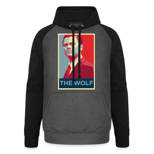 The Wolf Hoodie - graphite/black