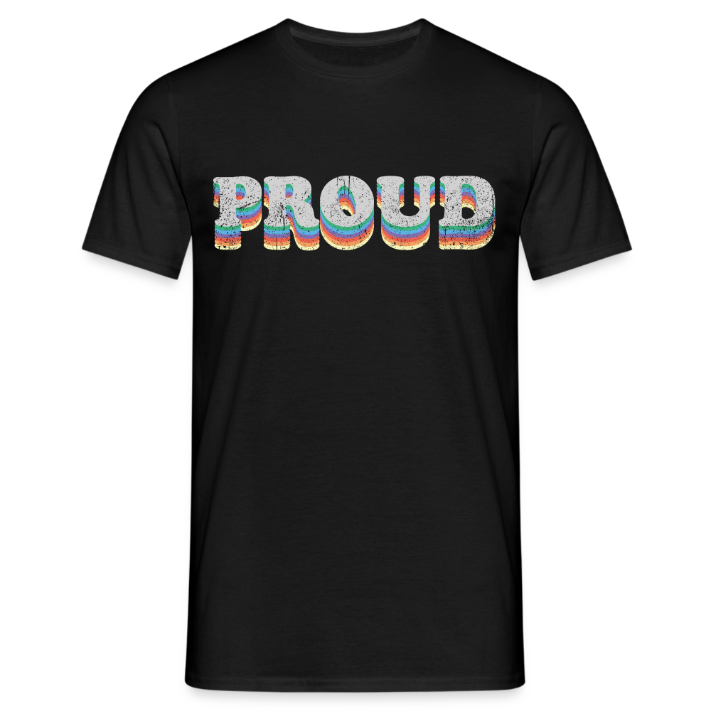 T-shirt herr - Proud - svart