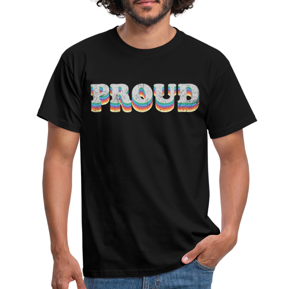 T-shirt herr - Proud - svart