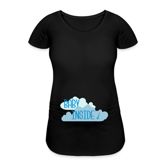 Baby inside - Gravid-T-shirt dam - svart