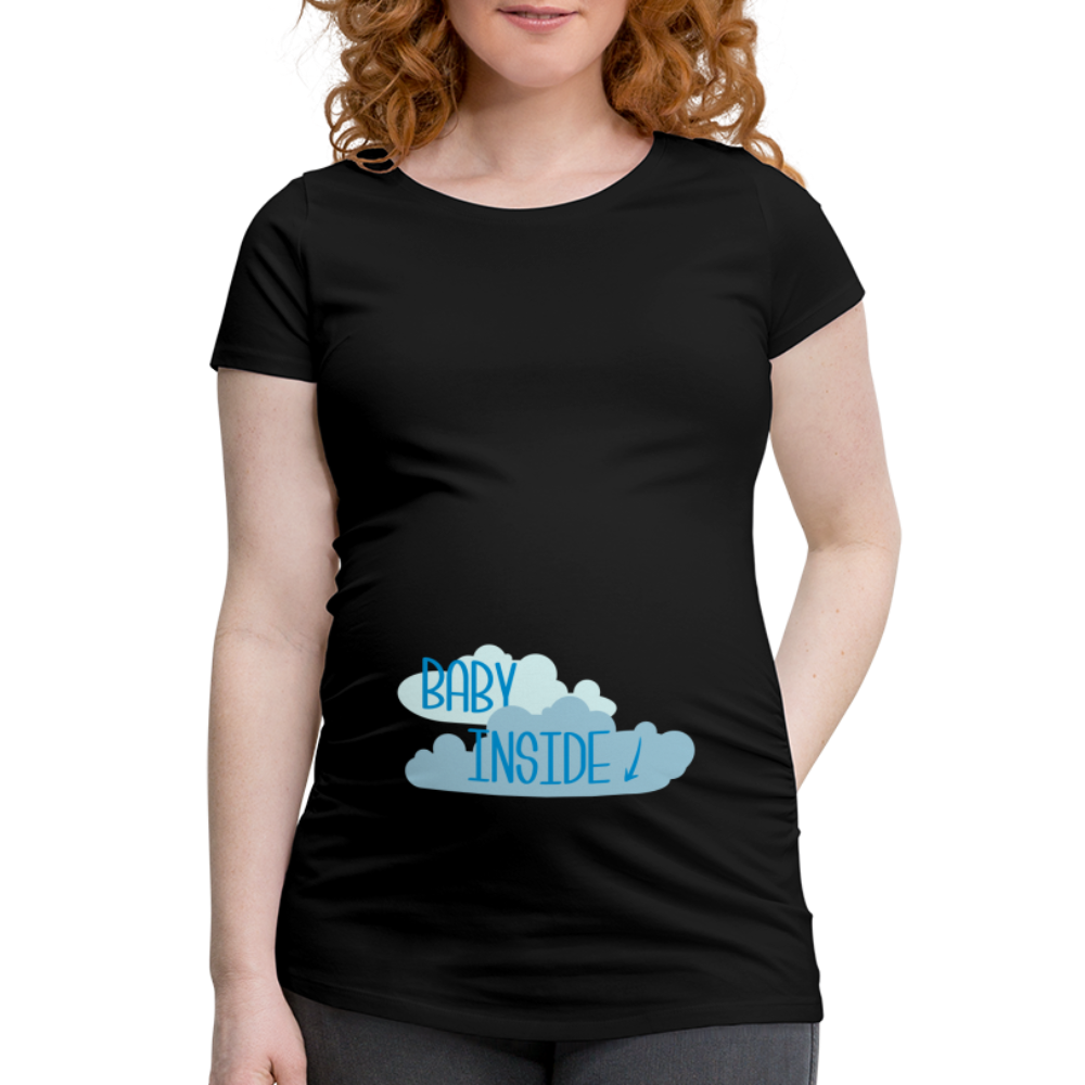 Baby inside - Gravid-T-shirt dam - svart